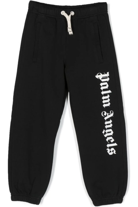 Bottoms for Boys Palm Angels Palm Angels Trousers Black