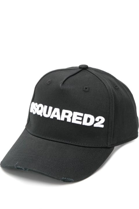 Fashion for Men Dsquared2 Black Dsquared2 Baseball Hat