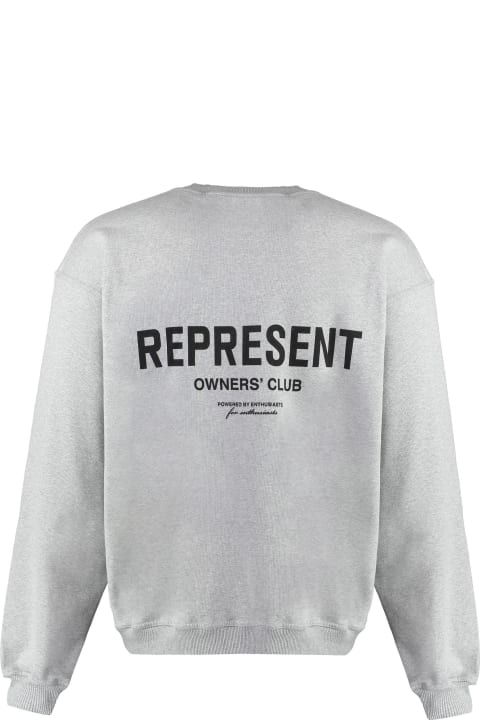 REPRESENT for Men REPRESENT Cotton Crew-neck Sweatshirt With Logo