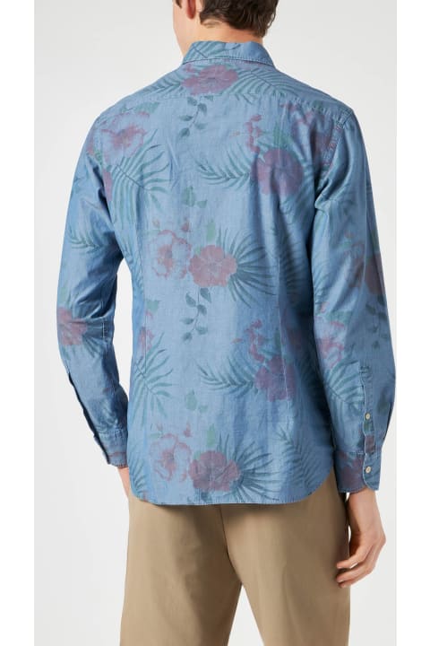 MC2 Saint Barth Shirts for Men MC2 Saint Barth Man Shirt With Floral Print