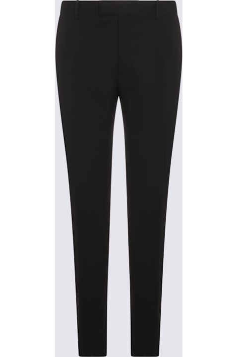 Alexander McQueen for Men Alexander McQueen Black Wool Pants