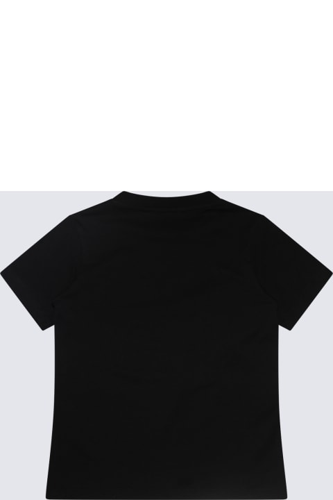 Balmain T-Shirts & Polo Shirts for Boys Balmain Black And White Cotton T-shirt
