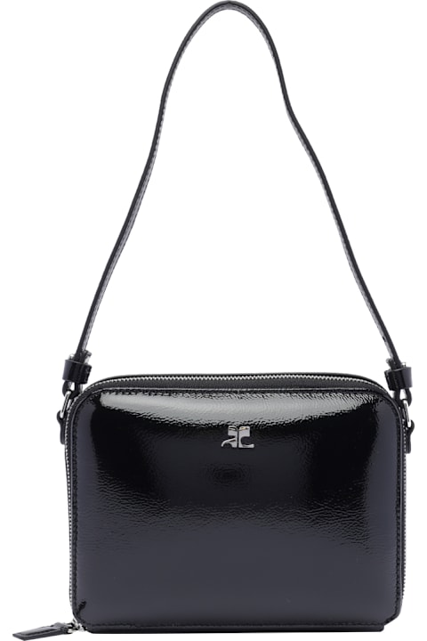 Courrèges Shoulder Bags for Women Courrèges Mirror Chained Cloud Bag