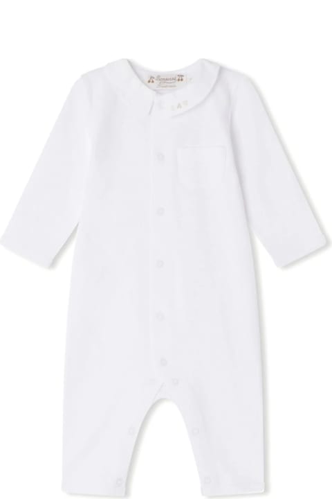Bonpoint for Kids Bonpoint White Anton Pajamas
