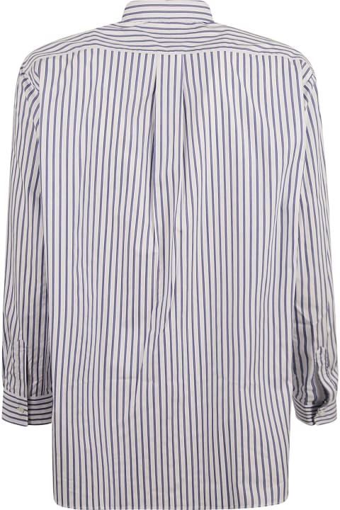Comme des Garçons for Men Comme des Garçons Patched Pocket Stripe Shirt