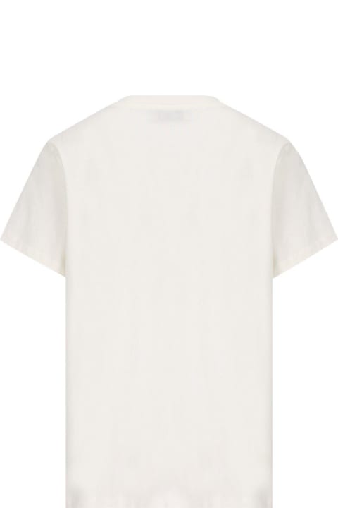 Fashion for Girls Moncler Flocked Logo Crewneck T-shirt