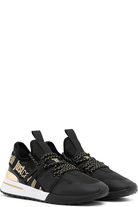 Homeware Just Cavalli Just Cavalli Black Low Top Sneakers