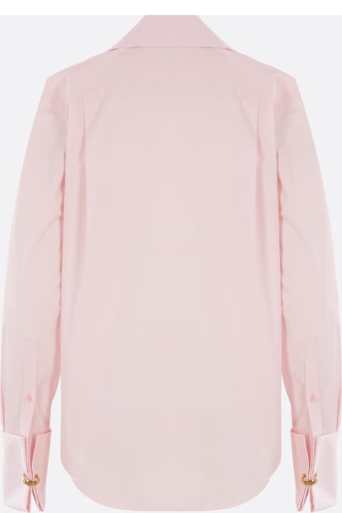 Loewe Poplin Shirt With Pleated Neck Tie