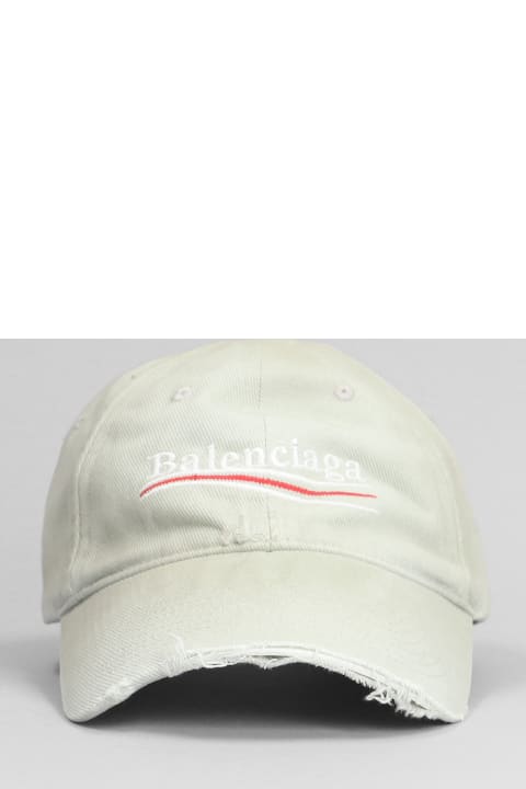 Balenciaga for Men Balenciaga Hats In Grey Cotton