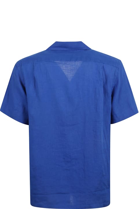 Ralph Lauren Shirts for Men Ralph Lauren Patched Pocket Logo Embroidered Short-sleeved Shirt