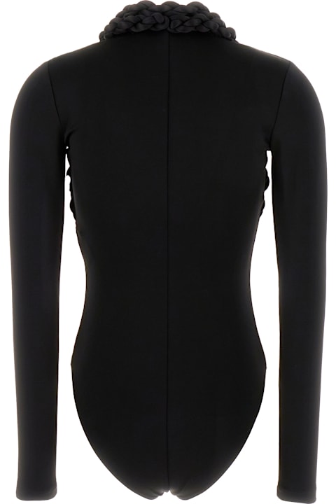 Stella McCartney Underwear & Nightwear for Women Stella McCartney Black Stretch Viscose Bodysuit