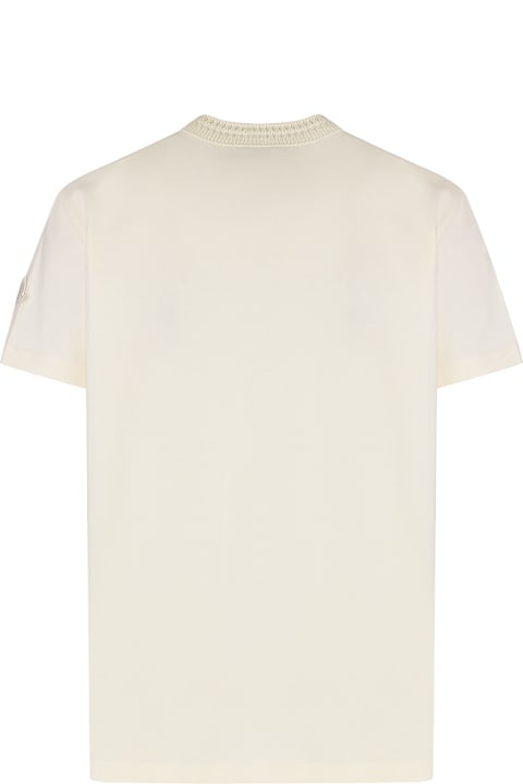 Moncler لـ Women Moncler Cotton Crew-neck T-shirt