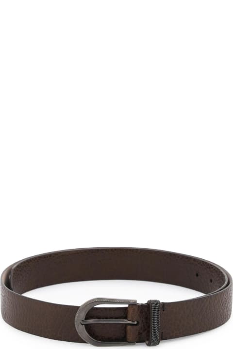 Fashion for Women Brunello Cucinelli Leather Belt With Detailed Buckle