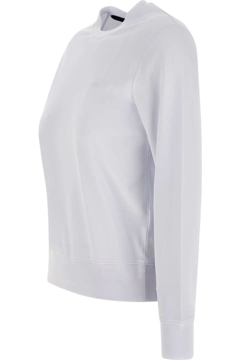 Sun 68 Fleeces & Tracksuits for Women Sun 68 "round Neck" Cotton Piquet Sweatshirt