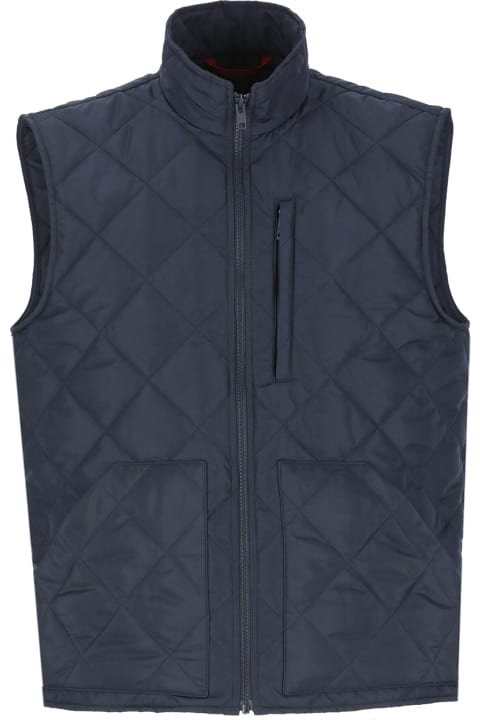 Fay Coats & Jackets for Men Fay Quilted Vest With Pockets