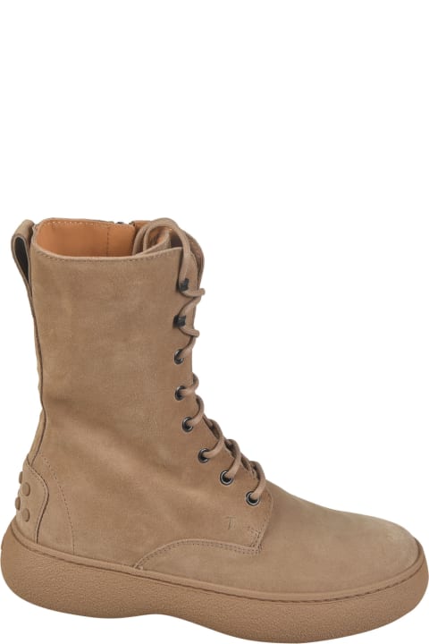 Boots for Women Tod's High Lace-up Boots