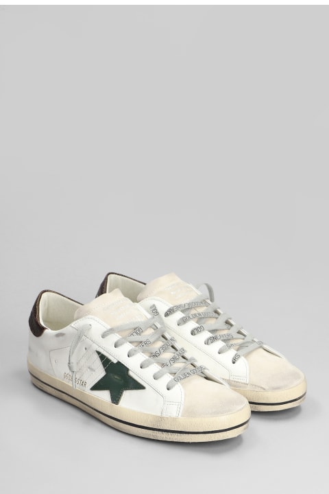 Fashion for Men Golden Goose Superstar Sneakers In White Leather
