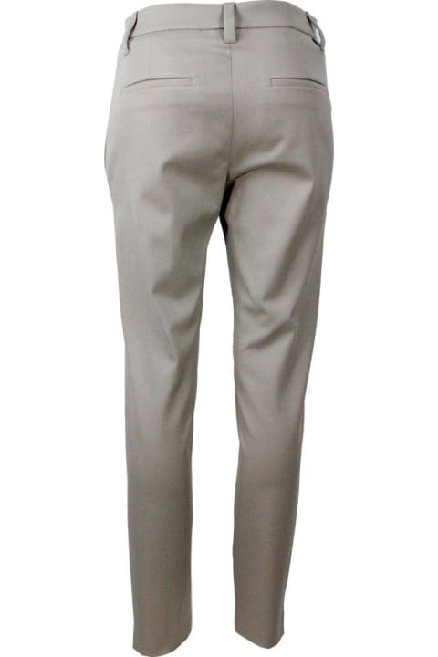 Brunello Cucinelli Pants & Shorts for Women Brunello Cucinelli Cropped Stretched Trousers