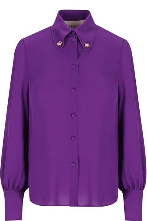 Valentino Garavani Topwear for Women Valentino Garavani Buttoned Long-sleeved Shirt