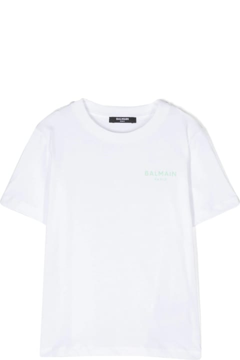 Balmain T-Shirts & Polo Shirts for Boys Balmain Balmain T-shirts And Polos White