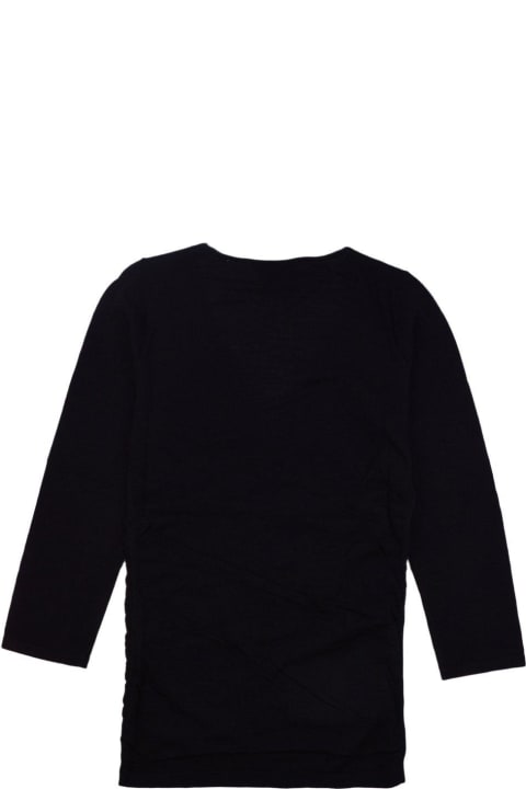 Sweaters for Women Isabel Marant Gathered-detailed Long-sleeved Crewneck Top