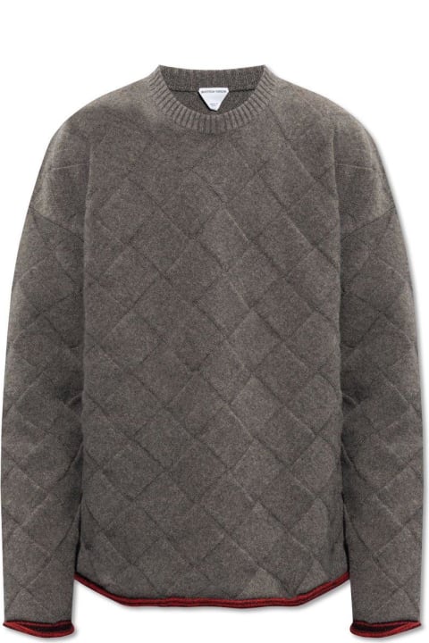 Bottega Veneta Sweaters for Men Bottega Veneta Crewneck Sleeved Sweater