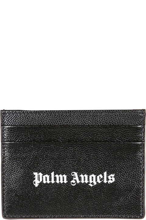 Palm Angels Men Palm Angels Logo Caviar Card Holder