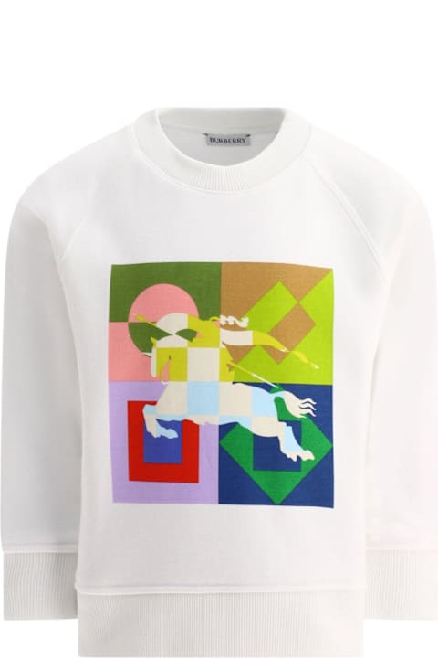 Homeware Burberry Ekd Motif Crewneck Sweatshirt