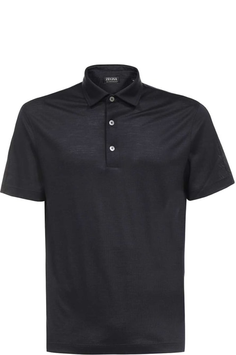 Zegna for Men Zegna Short Sleeve Polo Shirt