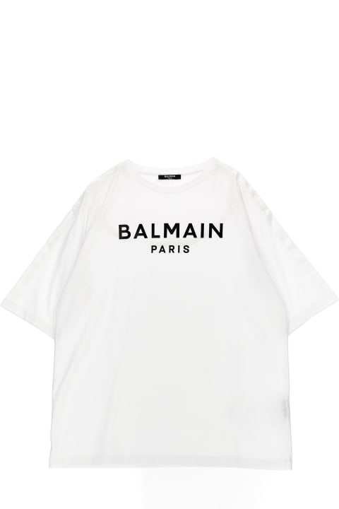 Topwear for Boys Balmain Logo Print T-shirt