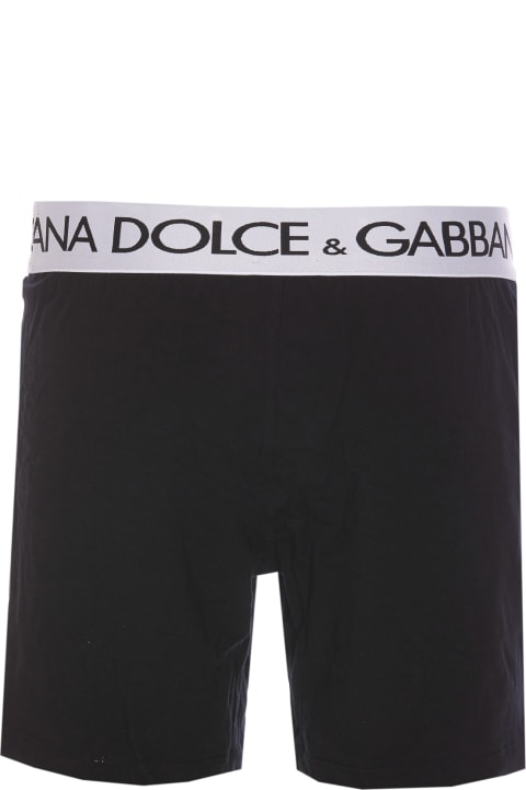 Dolce & Gabbana Pants for Men Dolce & Gabbana Logo Long Boxer