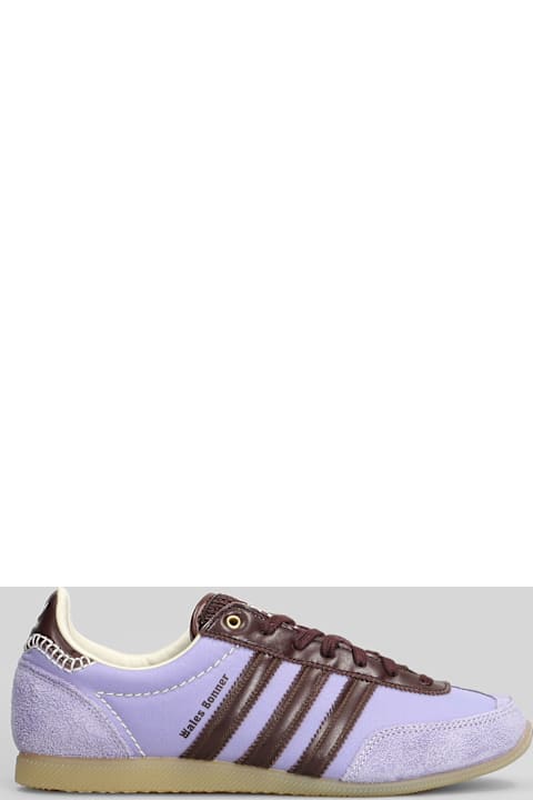 Adidas Originals by Wales Bonner Japan Sneakers In Viola Suede And Fabric
