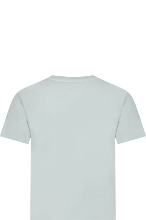 Bonpoint T-Shirts & Polo Shirts for Boys Bonpoint Green T-shirt For Boy With Logo