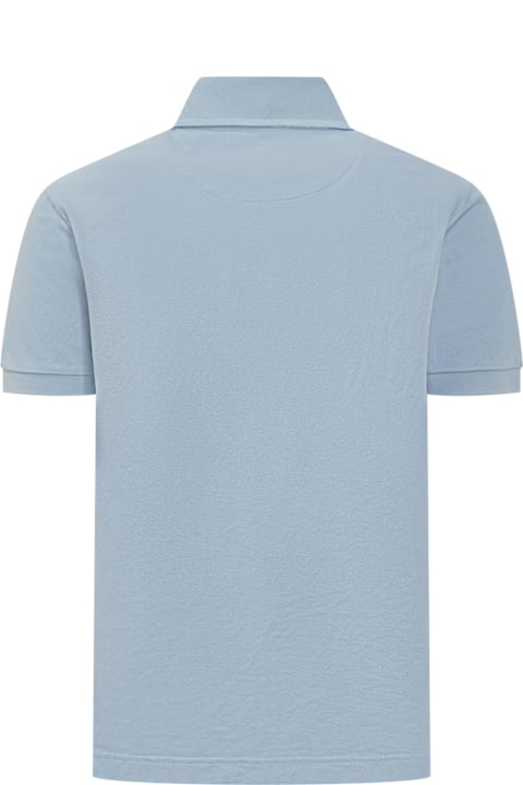 Homeware Etro Light Blue Cotton Polo Shirt