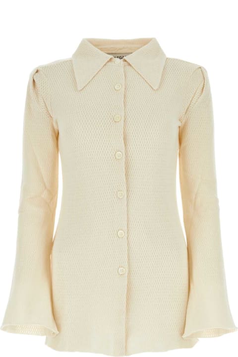 Our Legacy Women Our Legacy Ivory Crochet Shirt
