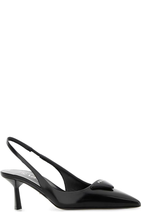 Prada Shoes for Women Prada Black Leather Pumps