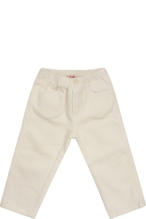 Il Gufo Bottoms for Kids Il Gufo Ribbed Velvet Trousers
