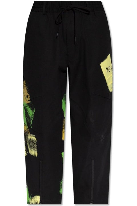Y-3 Fleeces & Tracksuits for Men Y-3 Graphic Printed Cargo Trousers Pants