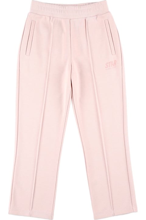 Homeware Golden Goose Golden Goose Kids Star-embroidered Panelled Trousers
