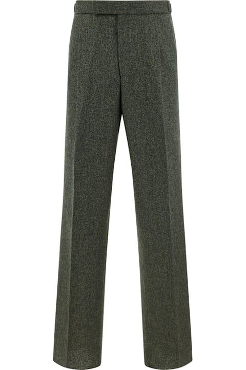 Thom Browne for Men Thom Browne Classic Rise Side Tab Single Pleat Trous