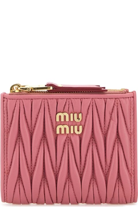 Miu Miu Wallets for Women Miu Miu Pink Leather Wallet