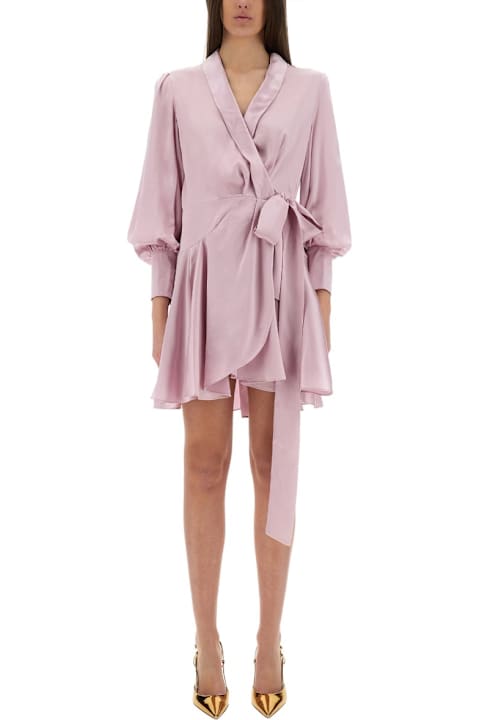 Zimmermann Dresses for Women Zimmermann Silk Mini Wrap Dress