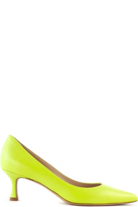 Roberto Festa High-Heeled Shoes for Women Roberto Festa Citron Calfskin Tortuga Pumps