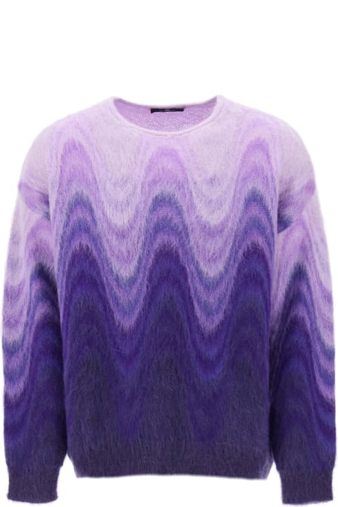 Etro for Men Etro Sweater In Gradient Brushed Mohair Wool