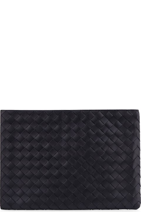 Bottega Veneta Wallets for Men Bottega Veneta Woven Leather Pochette
