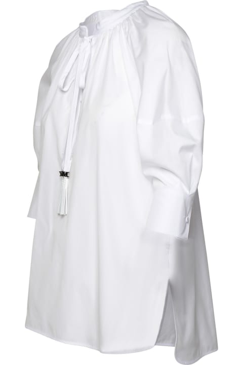 Max Mara for Women Max Mara 'carpi' White Cotton Shirt