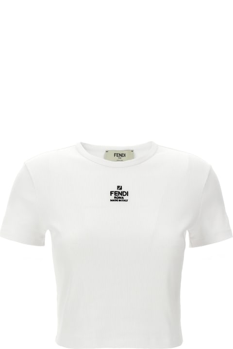 Homeware Fendi 'fendi' Cropped T-shirt