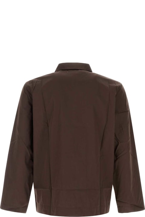 Tekla for Kids Tekla Brown Poplin Shirt