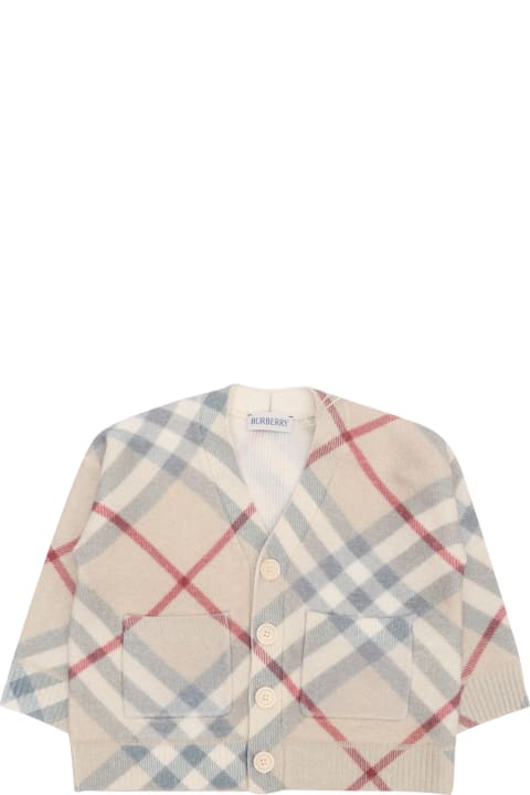 Burberry Sweaters & Sweatshirts for Baby Girls Burberry Inf Girl Cardigans