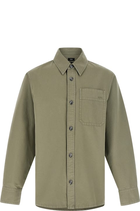 A.P.C. Shirts for Men A.P.C. Logo Embroidery Shirt